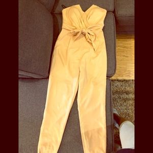 Gold Bebe jumpsuit